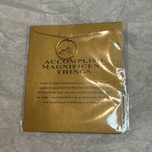 Gold Inspirational Necklace